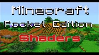 MCPE  081  shaders mod reviewtutorial for ios [upl. by Natsirhc92]