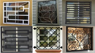 100 Modern windows grill design ideas  Window iron grill 2024 [upl. by Htir278]