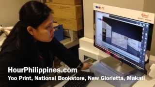 Yoo Print National Bookstore Glorietta Ayala Center Makati by HourPhilippinescom [upl. by Enined]