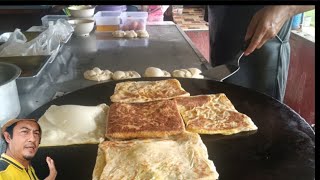 ROTI CANAI TELOR SEDAP DAN GARING [upl. by Ahsyas]