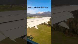 A hard landing at ljubljana airportembraer E190 airfrance [upl. by Mavis]