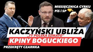 KACZYŃSKI WYZYWA – CWANIACTWO BOGUCKIEGO❗CZARNEK JAK BANKOMAT I PREZES PiS OBRAZIŁ AKTYWISTĘ [upl. by Nessa331]