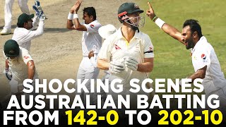 Shocking Scenes in Tests  Australia From 1420 to 20210 All Out vs Pakistan  Test  PCB  M7C2A [upl. by Qahsi]