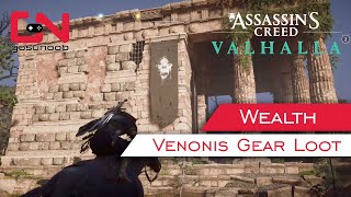 AC Valhalla How to Get Venonis Gear Chest [upl. by Elman444]