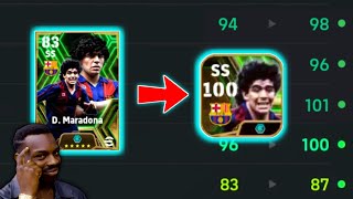 Free Epic D Maradona Best Training Guide 🥶  efootball 2024 ✨ [upl. by Nazler]