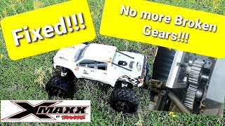 Traxxas Xmaxx  Gear problem fix amp Spektrum 1250kv Motor upgrade [upl. by Olag185]