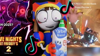 The Amazing Digital Circus FNAF and Poppy Playtime  ART ANIMATION COSPLAY TikTok Compilation 32 [upl. by Mert]