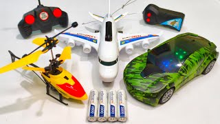 Radio Control Airbus A380 and Remote Control Racing Rc Car Unboxing helicopter aeroplane jahaj z [upl. by Lewiss]