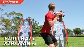 GoSports Football Xtraman TM Quarterback Pass Training Target 2018 [upl. by Nerrol]