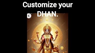 Dhanteras Customize your Dhan Wealth Customize your intentions [upl. by Einavoj]