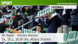 Spielankündigung SK Rapid vs Admira [upl. by Ocirema]