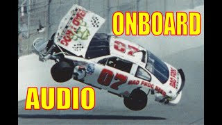 NASCAR Onboard Audio  1997 George Crenshaw Flip at Daytona  Goodys Dash Series [upl. by Atonsah]