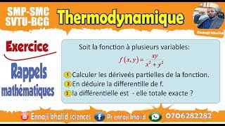 Rappels mathématiques exercice [upl. by Haldis688]