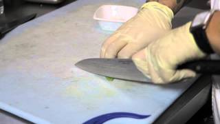 How to Slice Snow Peas Into Juliennes  Kitchen Basics amp Easy Meals [upl. by Assej]