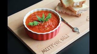 KIRMIZI BİBERLİ DOMATES SOSU KAHVALTILIK SOS TOMATO RED PEPPER SAUCE [upl. by Vinay]