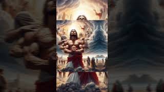 Jesus Christ vs satan💪🏻🏋🏻 jesus god ytshortsvideo [upl. by Nemzaj154]