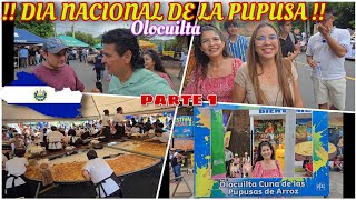 FESTIVAL DIA NACIONAL DE LA PUPUSA OLOCUILTA EL SALVADOR [upl. by Wittie]