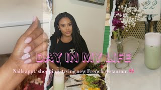 Weekend Vlog Nails Home Goods and a New Restaurant [upl. by Aible]