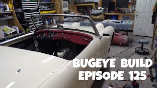 How I installed the windscreen and the doors on the Austin Healey Sprite MK1 Bugeye Build Ep 125 [upl. by Trawets]