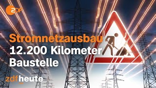 Energiewende Massiver Ausbau des Stromnetzes und der Stromspeicher notwendig  ZDFheute erklärt [upl. by Kier198]