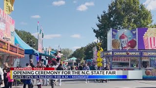 2024 NC State Fair officially kicks off [upl. by Aihsekin]