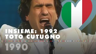 INSIEME 1992  TOTO CUTUGNO Italy 1990 – Eurovision Song Contest HD [upl. by Pedaias]