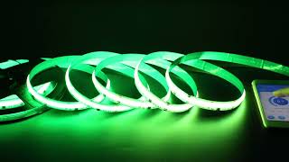 Upgrade Your Lighting with this Addressable RGBCCT COB LED Strip Light superlightingled [upl. by Eirrok]