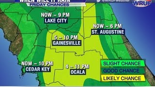 WRUF Storms expected near Gainesville and Ocala this evening [upl. by Hoseia]