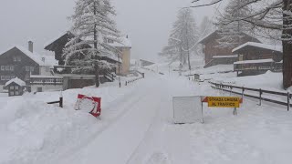 A Pasqua torna la neve al Nord la Val Formazza coperta da una spessa coltre bianca [upl. by Clovis]