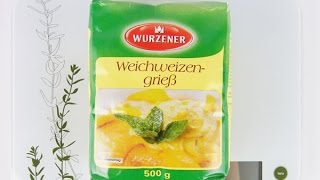 Das sind 100 Kalorien Weichweizengrieß  Grieß  Wurzener [upl. by Nitsruk503]