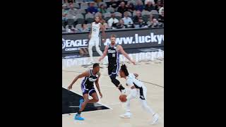 Wemby nice block 🦾⚡ nba spurs [upl. by Enellij777]