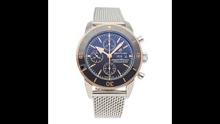 Breitling Superocean Heritage Pre Owned Watch Ref U13313 [upl. by Ecnatsnok945]