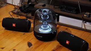 2x JBL Xtreme vs Harman Kardon Aura Studio 2  Devler Kapışıyor [upl. by Aduh]