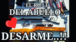 como DESARMAR RESTAURAR Y ARMAR un RIFLE DE AIRE COMPRIMIDO 55 22 RESORTERO ANTIGUO DESARME [upl. by Niehaus]