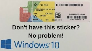 🔑 How to extract your Windows 10 License KEY for safe keeping 🔑 [upl. by Alekin696]