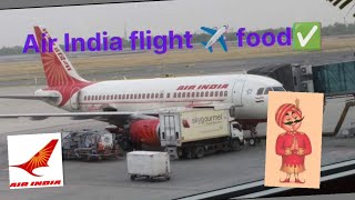 Air india flight food review  Lunch on board Air india [upl. by Abbottson127]