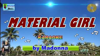 MATERIAL GIRL karaoke by Madonna [upl. by Bilbe]