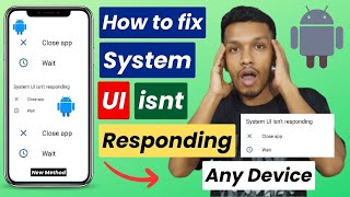 How to fix system ui isnt responding  fix system ui has stopped [upl. by Teddman]