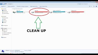 Disk cleanup in Windows 7 8 81 10 11 [upl. by Fita]