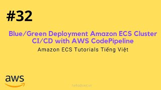 32 BlueGreen Deployment Amazon ECS Cluster with AWS CodePipline CodeCommit CodeBuild CodeDeploy [upl. by Caldwell803]