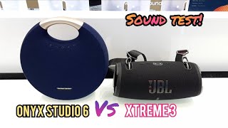 JBL Xtreme 3 Vs Harmankardon Onyx Studio 6  Bass Sound Test [upl. by Hpotsirhc]