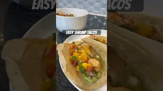 SHRIMP TACOS WITH MANGO SALSA  EASY SHRIMP TACO RECIPE [upl. by Jaquiss]