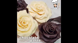 عجينة الشوكولاته بديلة عجينة السكر Chocolate Paste [upl. by Galitea]