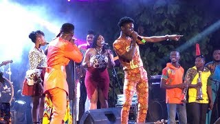 Kuami Eugene amp Okyeame Kwame Perform Together at quotMADE IN GHANAquot Album Launch [upl. by Garihc362]