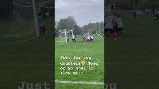 Harvey Lunn Aka THE NEXT ENGLAND GOALKEEPER🧤⚽️ Slow Mo vid final decision Goal or Not football [upl. by Anirdnaxela]