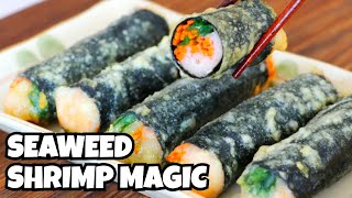 The Ultimate Guide to Perfect Crispy Seaweed Shrimp Rolls by CiCi Li [upl. by Gretta424]