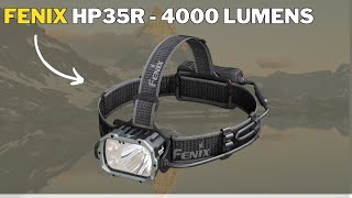 Giới thiệu Đèn pin độ đầu chuyên nghiệp Fenix HP35R  4000 Lumens [upl. by Sregor875]