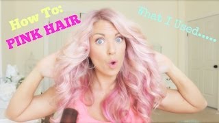 ❤ How To Pink Hair ❤ [upl. by Jude]