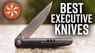 The Best Executive Folding Knives Available Now at KnifeCentercom [upl. by Cusick285]