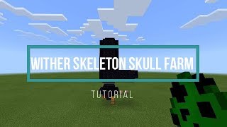 14 Wither Skeleton Farm 100 Drop Rate Bedrock Edition [upl. by Eelarol]